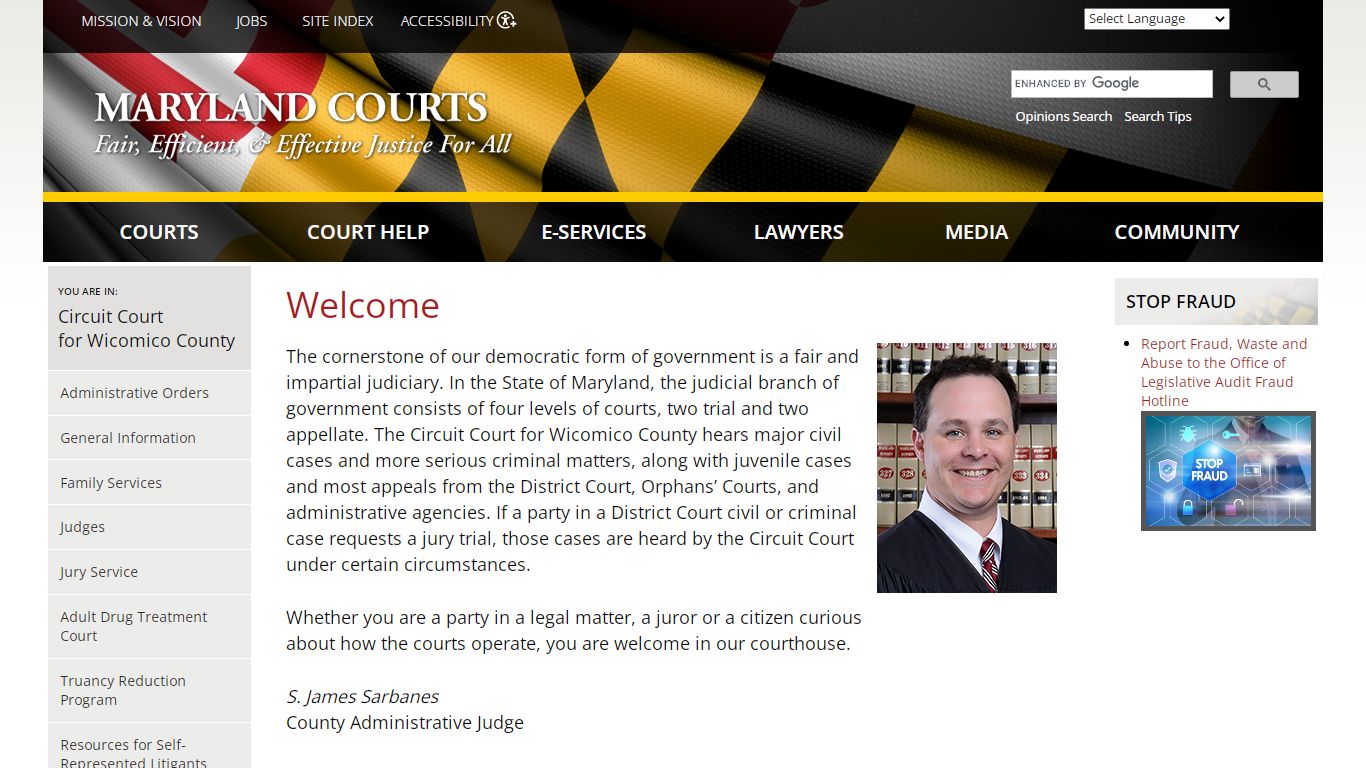 Welcome | Maryland Courts